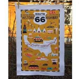 Route 66 Region Decorative Kitchen Towel